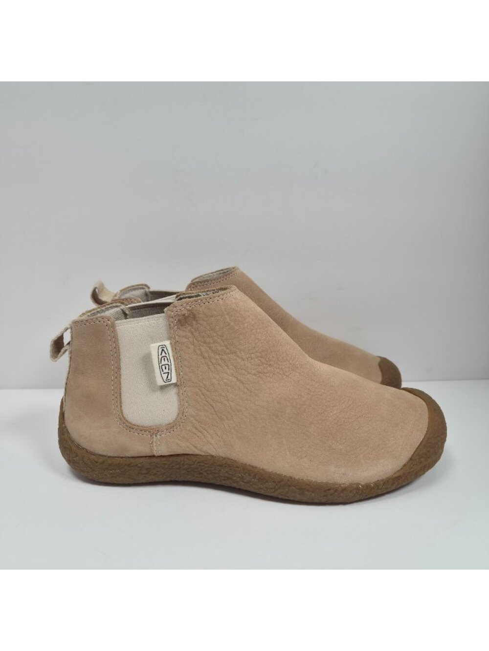 Keen Women's Mosey Chelsea Leather Safari Birch Boots US Size 7.5